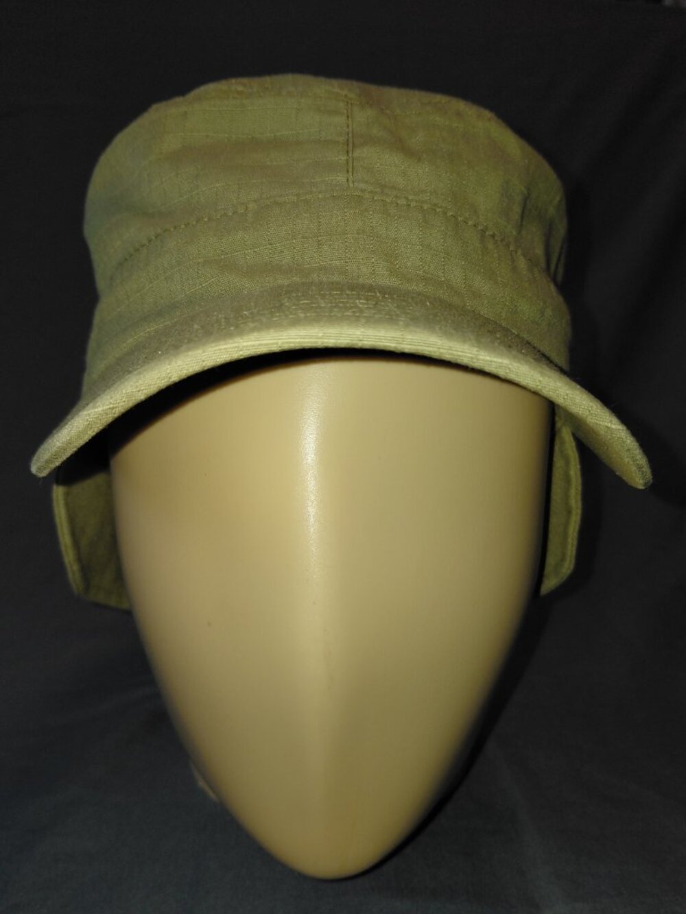 Helly Hansen Vintage Olive Green Military Cadet Patrol Cap Hat - One Size - Picture 4 of 9